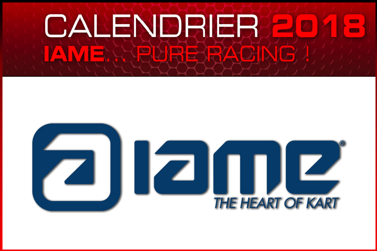 calendrier IAME 2018