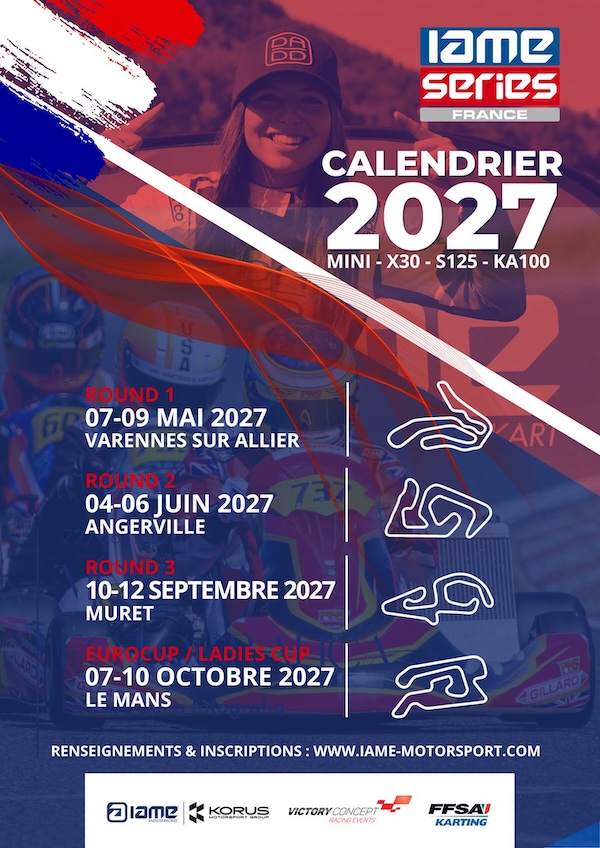 Calendrier 2027 ISF